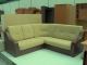 Canapea extensibila din material textil si piele