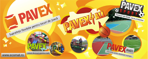 Pavex - suprafete flexibile pentru locuri de joaca