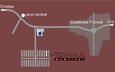 Harta Terminus - Floresti