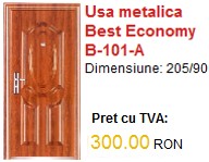 Carbia Company Usa metalica complet echipata si utilata - 300 RON 