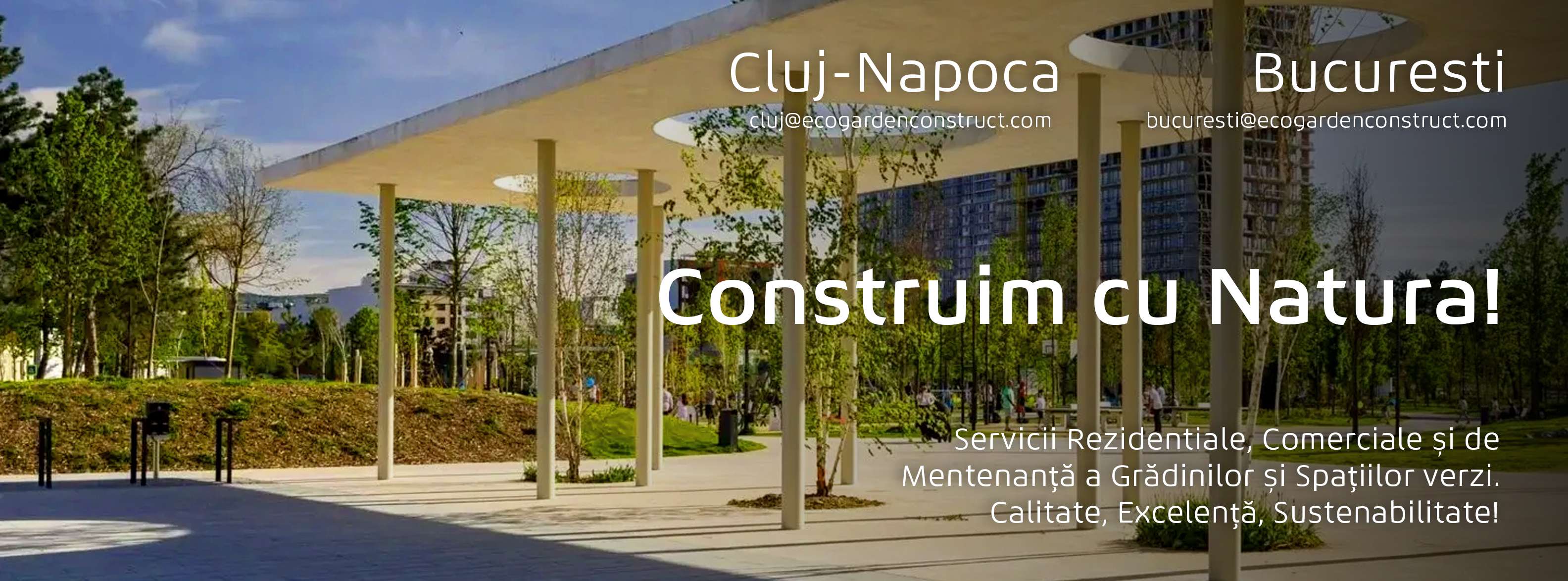 Proiectare spaţii verzi Cluj-Napoca