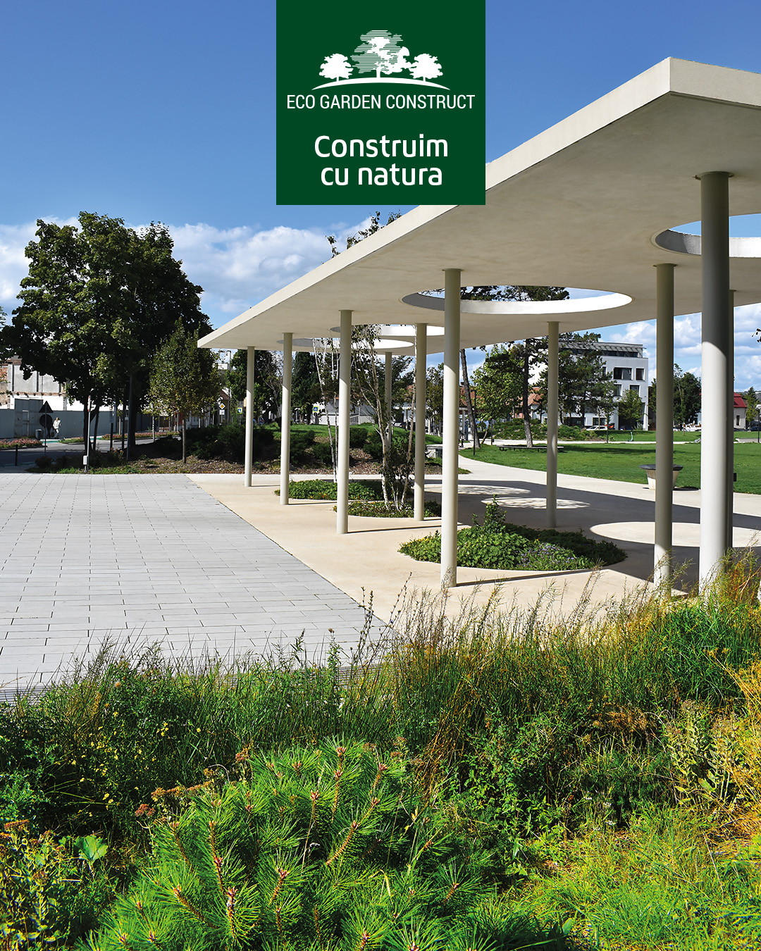 Amenajarea parcului feroviarilor Eco Garden Construct