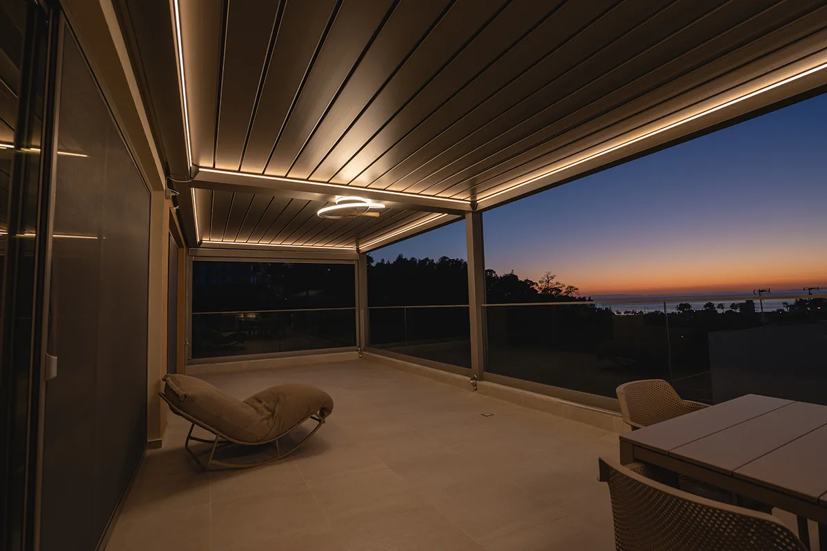 pergola bioclimatica model biopersa