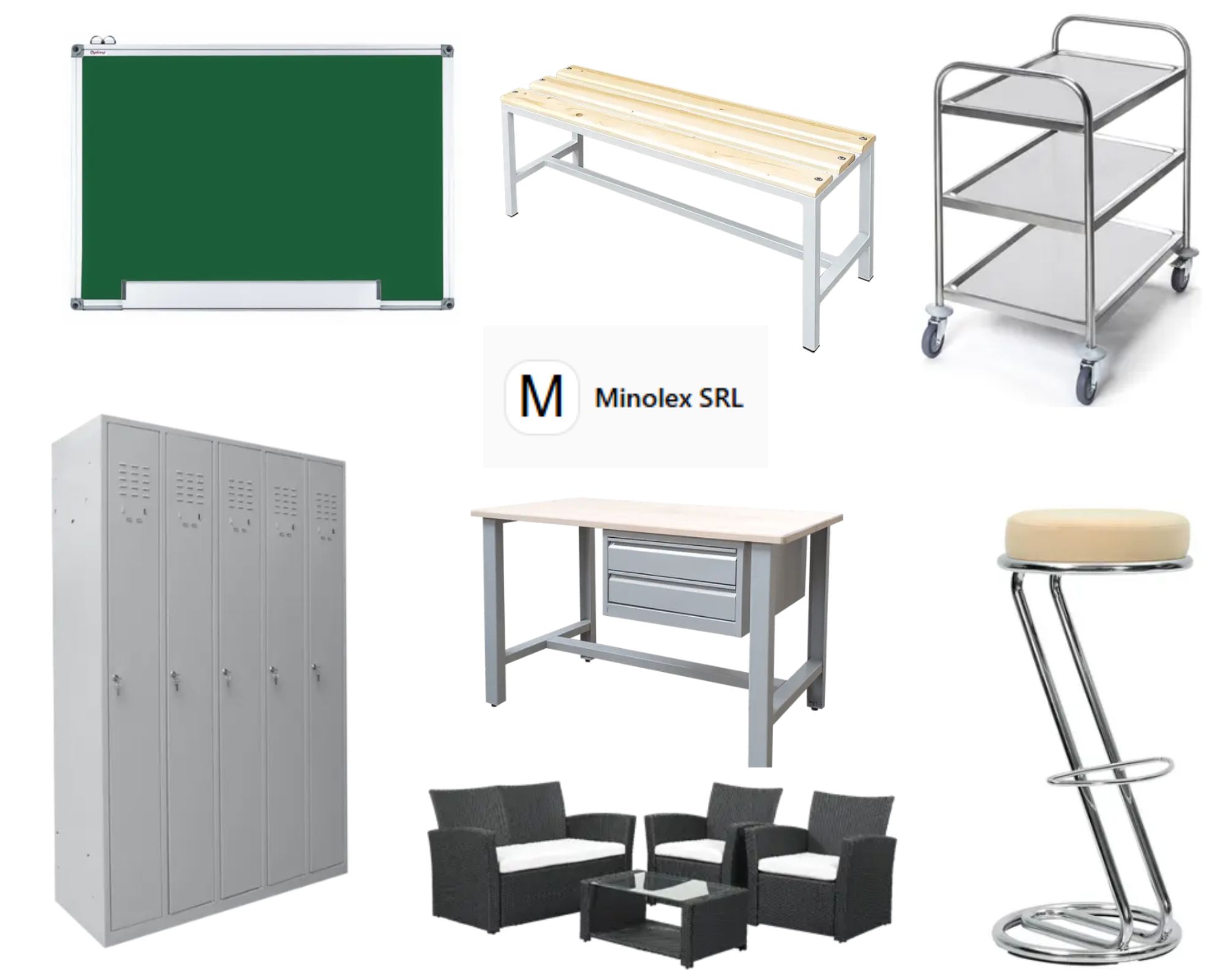 Mobilier metalic pentru şcoli şi ateliere