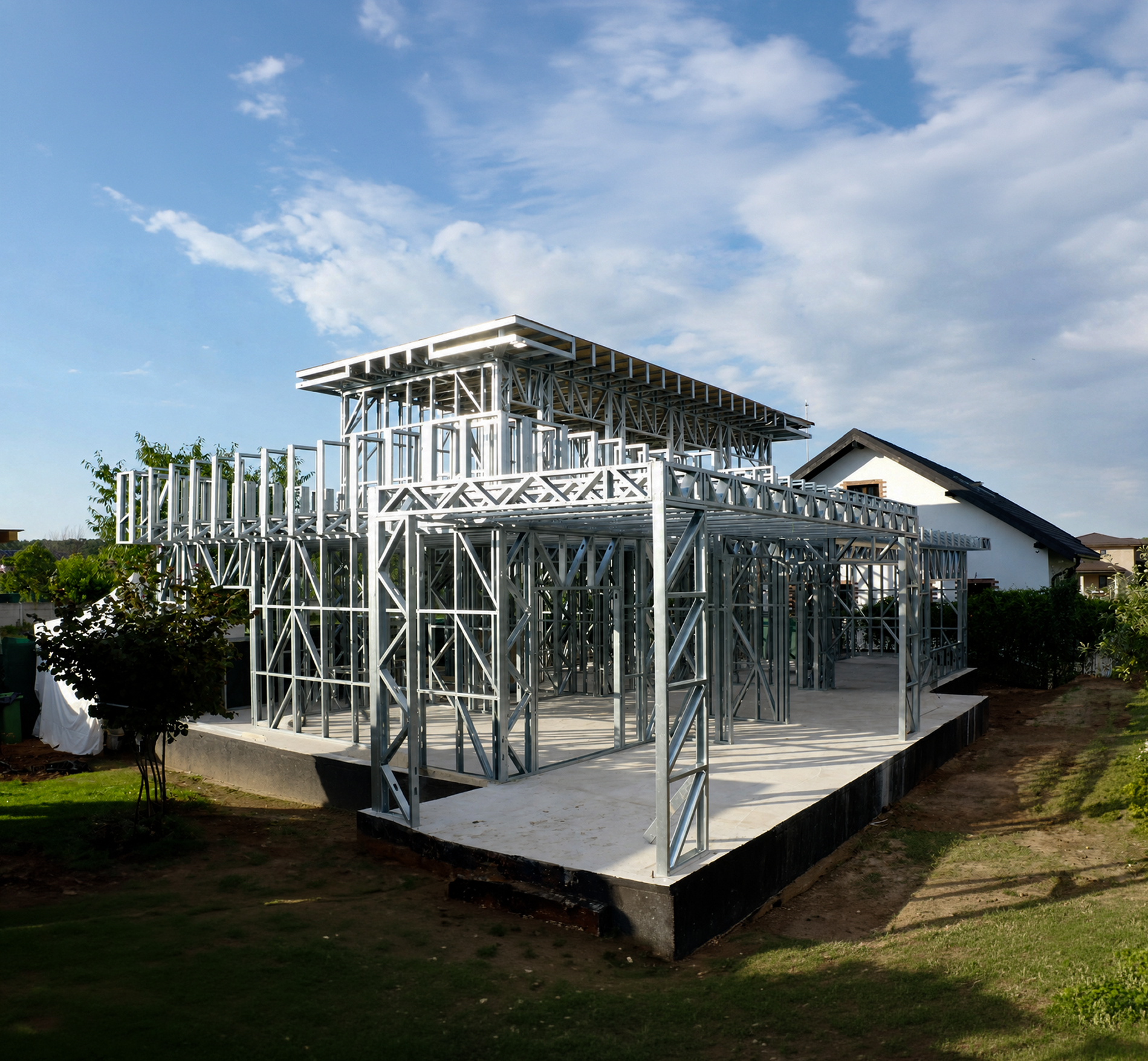 Casa pe structura metalica TechDaal