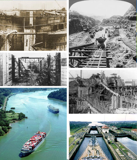 Constructia canalului Panama 